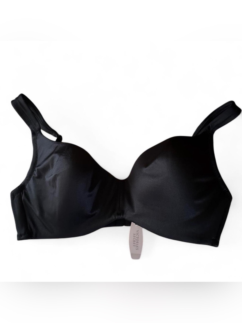 Victoria's Secret black satin bra